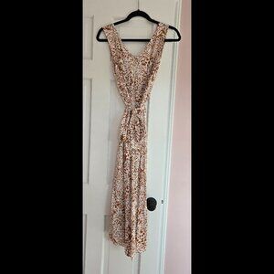 Orange Spotted Summer Dress